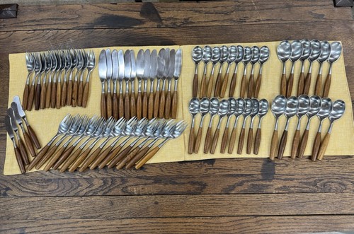 Vtg 72pc dansk fjord teak - 72pc,